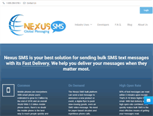 Tablet Screenshot of nexus-sms.com